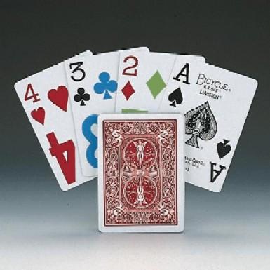 Easy- Read Playing Cards (Model W1904)
