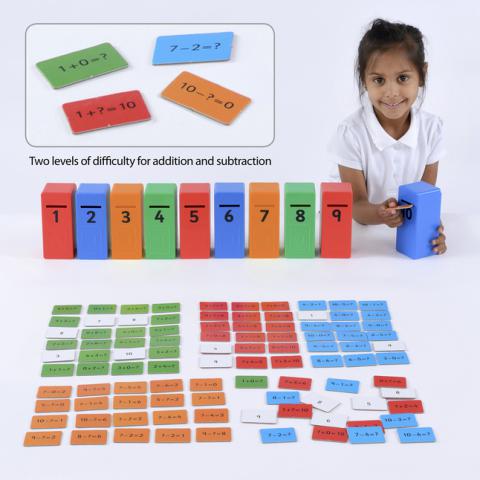 Educational Advantage Addition and Subtraction Posting Game