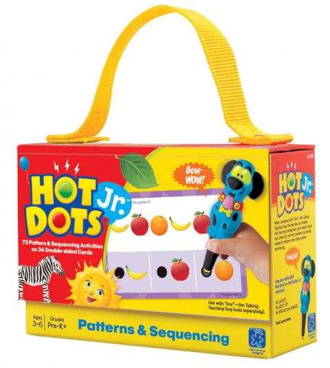 Educational Insights Hot Dots Jr Cards Kit, Patterns and Sequencing