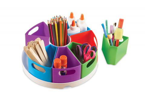 Learning Resources Create-a-Space Storage Center, Bright Colors