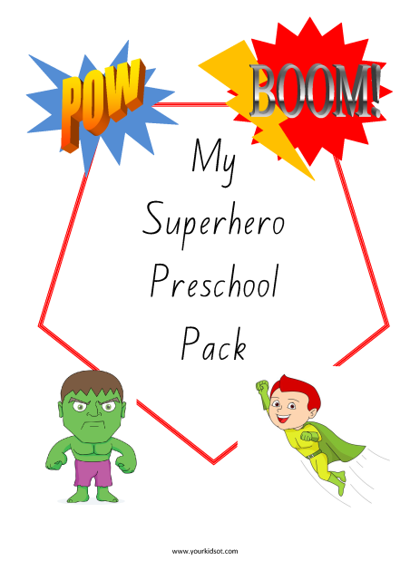 MY SUPERHERO PRESCHOOL PACK